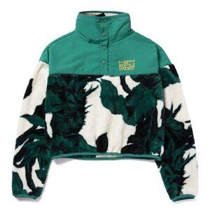 HUF Womens Sativa Sherpa Fleece Pullover, size M